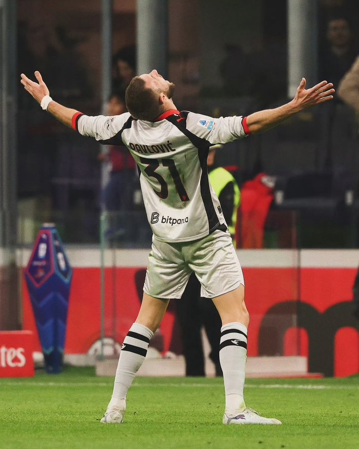 米兰三月最佳球员揭晓 帕夫洛维奇荣膺队内MVP