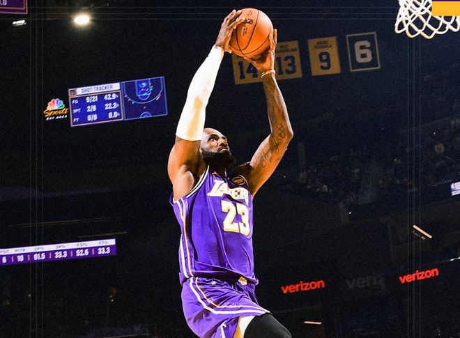 湖人客场大胜勇士 詹姆斯回归率队重返西部第四