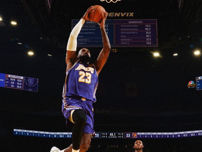 湖人客场大胜勇士 詹姆斯回归率队重返西部第四